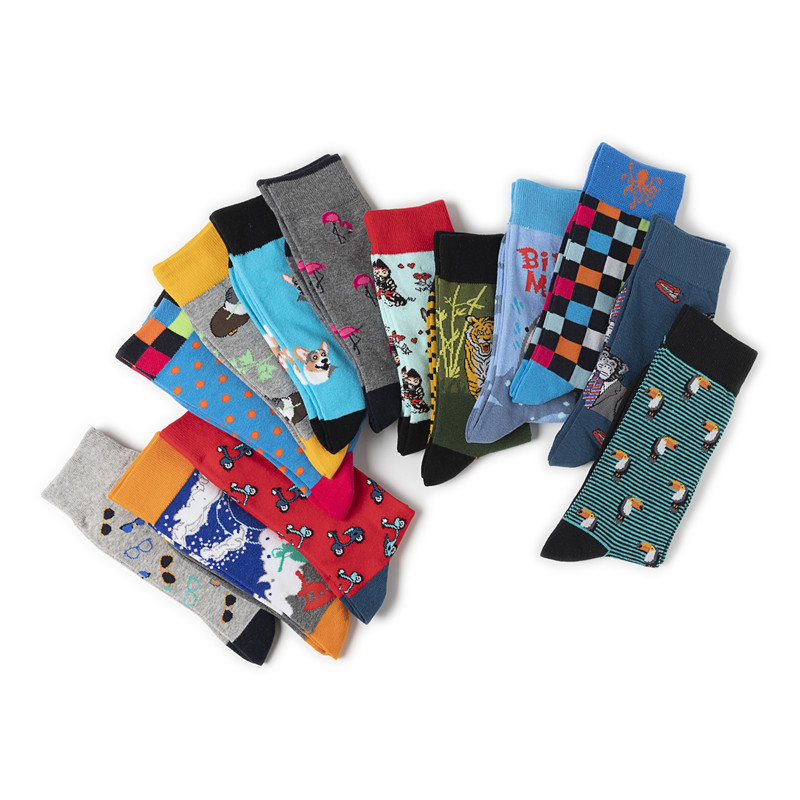 65g Weight Socks Classification Socks Lingerie Type Cotton (more than 50%) Fabric Type A Pair Quantity Casual, Daily Occasion Animal, Color Block Pattern All Seasons Season Unisex Gender Cute Style A Pair Cute Unisex Animal Color Block Cotton (more Than 50%) Crew Socks 3