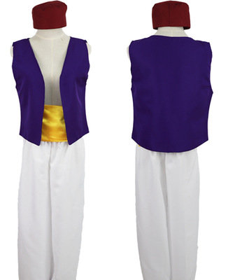 万圣节一千零一夜cosplay新款阿拉丁神灯 阿拉丁王子动漫服装|ms