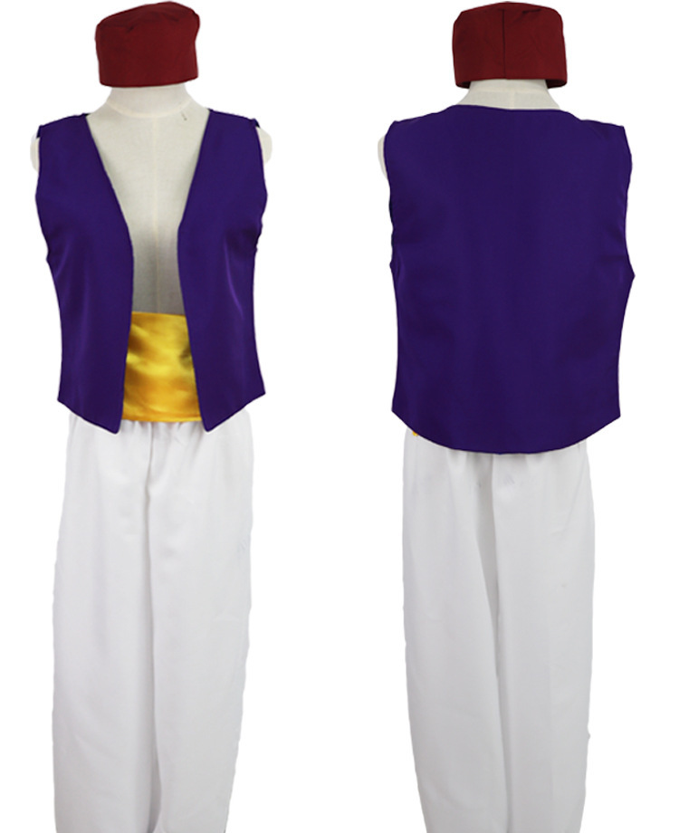 万圣节一千零一夜cosplay新款阿拉丁神灯 阿拉丁王子动漫服装|ms