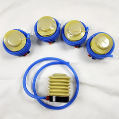 Factory wholesale foot pump, portable 4-inch foot pump, foot inflation pump with aluminum film, balloon pump