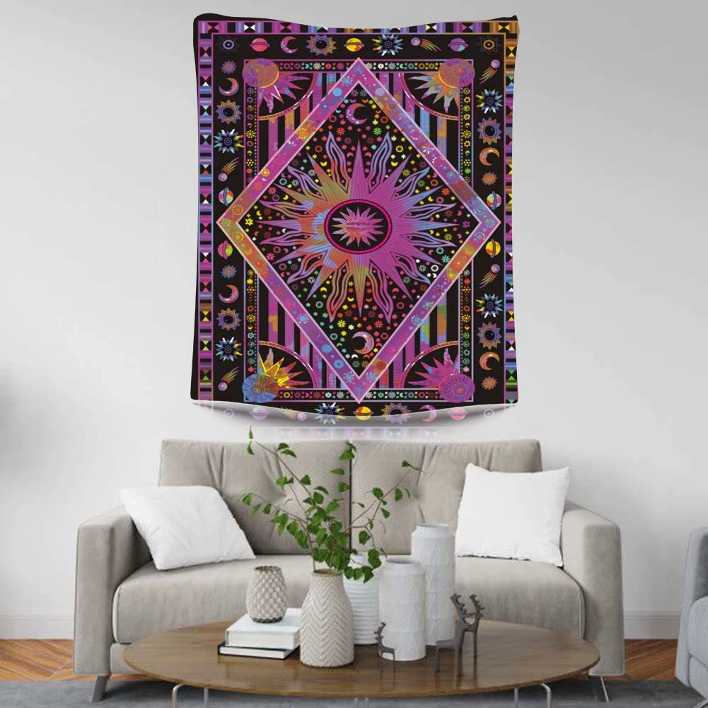 Вышивка 2 дня волосы широкие Большая ширина двери гобелен с цифровым принтом пейзаж Манча Луо домашний настенный интерьер декоративная ткань