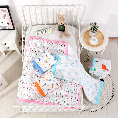 Sixth floor Broadside printing Children are Bath towel soft newborn baby cotton material Jacquard weave Towel children Cuddle Blanket