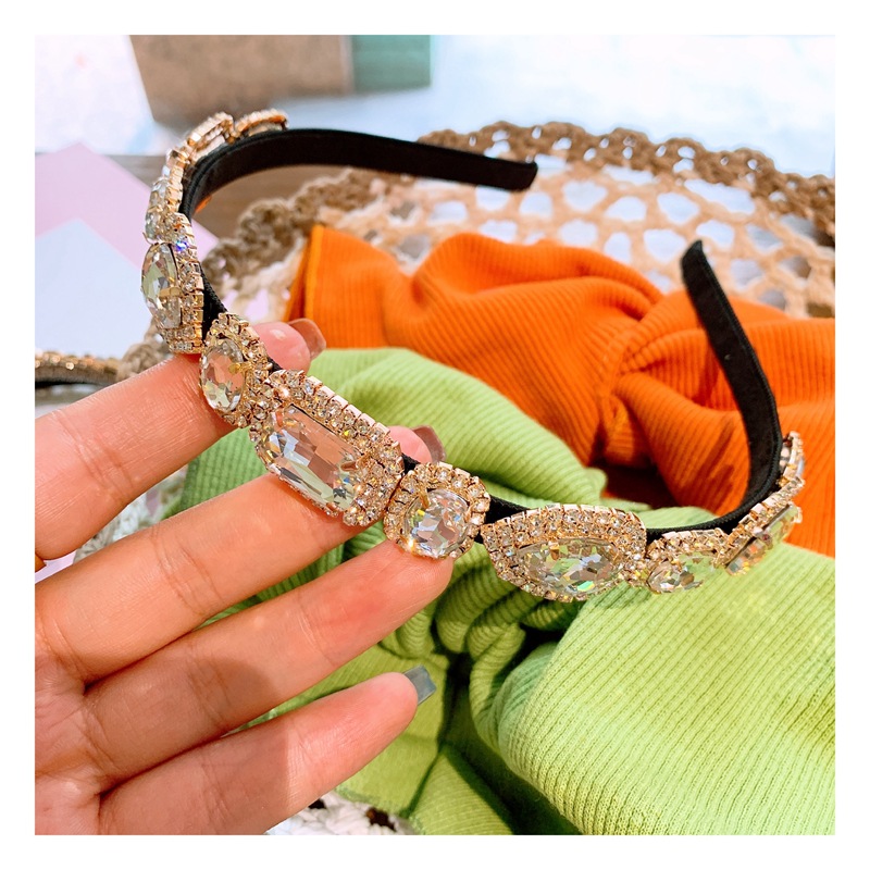 Korean Baroque Style Gem Color Diamond Headband Wild Card Accessories display picture 30