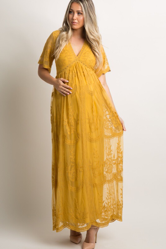 AliExpress Ebay Pregnant Women Photograph Lace Long Skirt Foreign Trade Pregnant Women Lace Mopping dress 1882