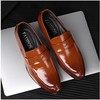 Classic suit jacket for leather shoes English style pointy toe, breathable footwear