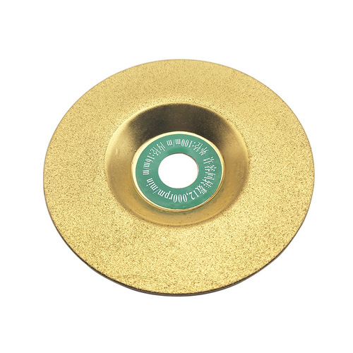 Glass slice grinding disc diamond cutting disc marble machine cutting machine angle grinder disc electroplated emery 100mm