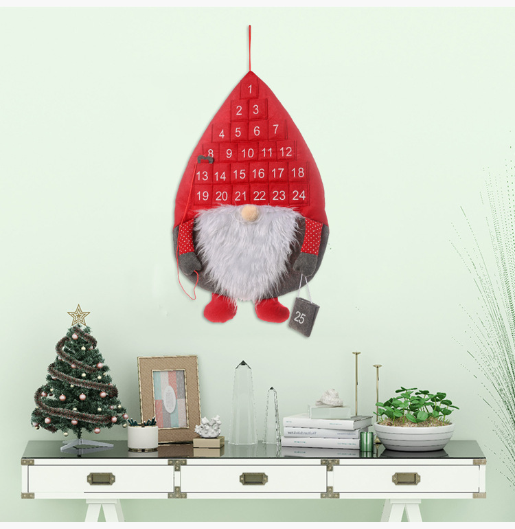 New Christmas Decorations Wall Calendar Rudolph Countdown Calendar Creative Wall Calendar display picture 5