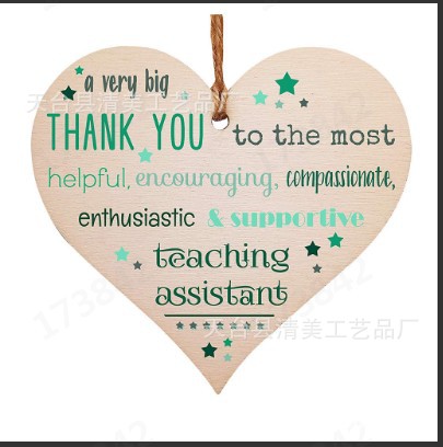 40 estilos nuevo 100mm amor madera chip colgante 1 Pack