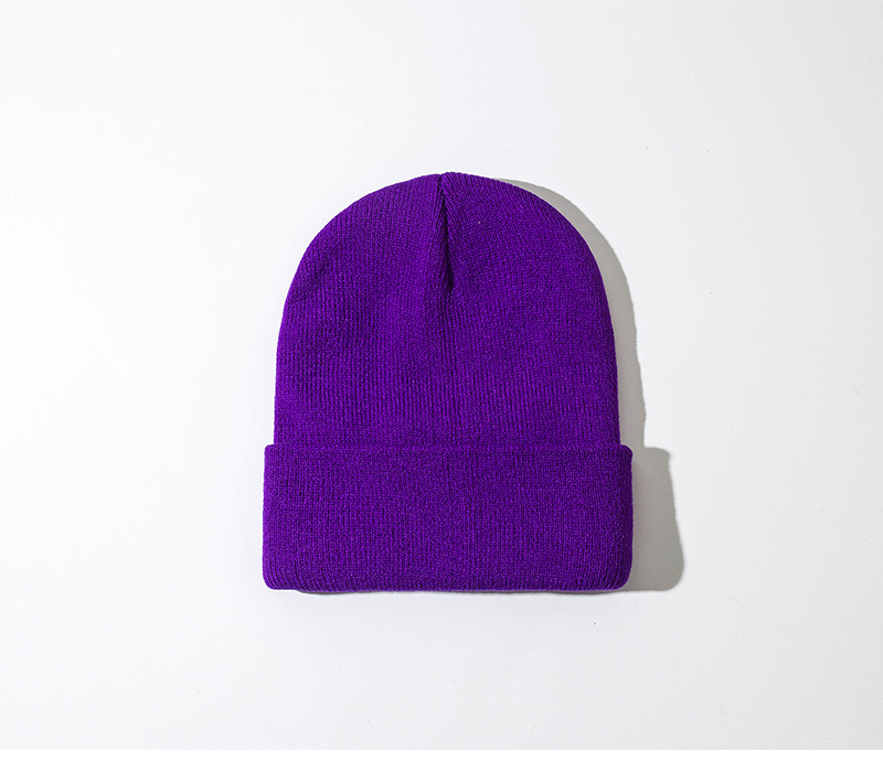 126g Weight Wool Cap Hats Type Daily Occasion Acrylic Material Solid Color Pattern Winter Season Women'S Gender Sewing Design Simple Style Style Crimping Rim Women'S Simple Style Solid Color Sewing Crimping Wool Cap 19