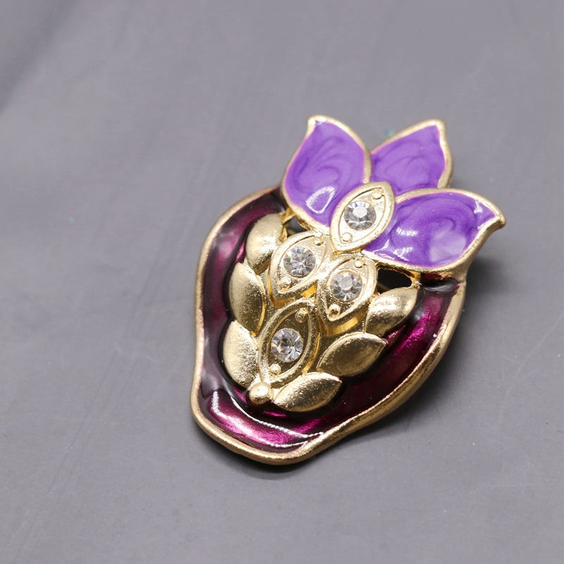 Plants Animals Diamond Brooch display picture 15