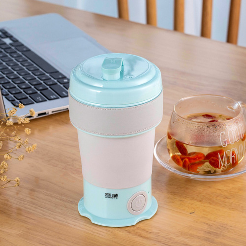 Portable kettle foldable electric kettle travel hot water boiling household 304 small electric heating automatic power off
