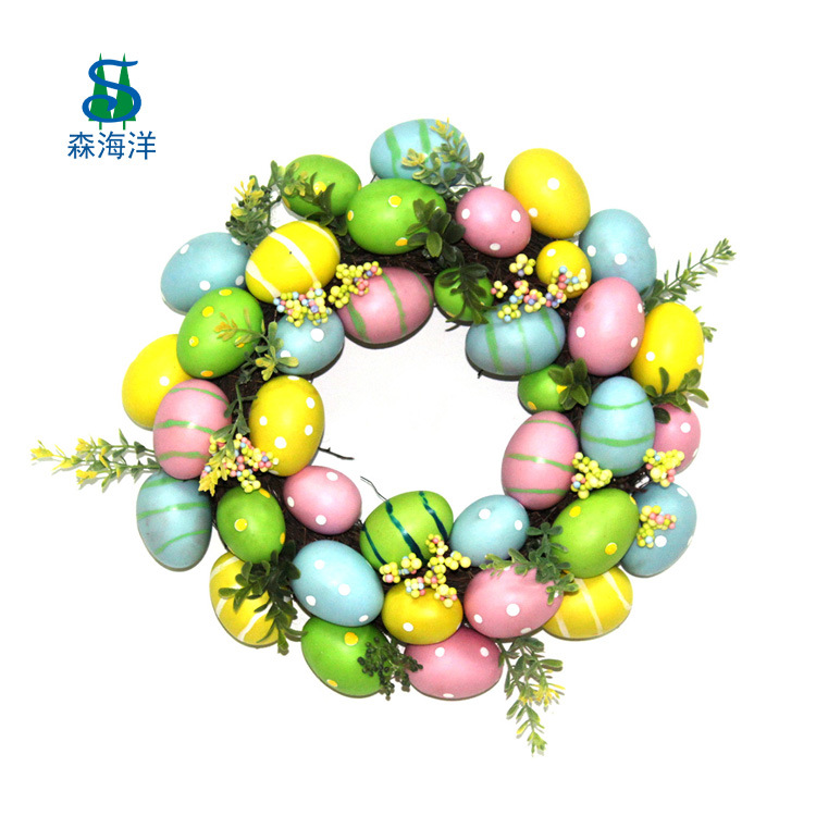 Huevo de Pascua directo de fábrica Garland primavera Pascua decoración Garland Pascua patio Decoración