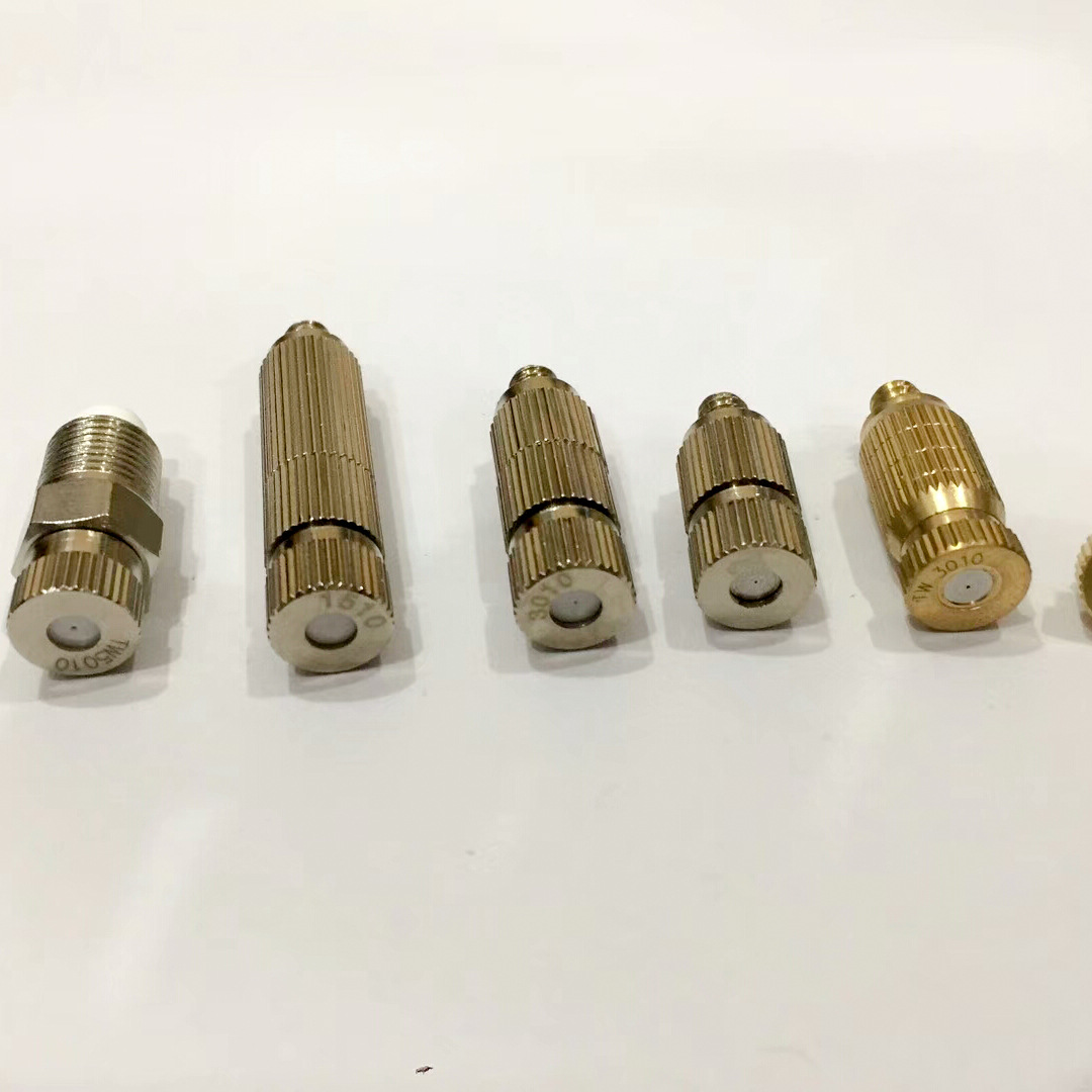 仙缘厂家供应人工雾化加湿不锈钢铜喷嘴喷头 不锈钢管配件 不堵塞