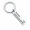 Cross -border stainless steel keychain Drive Safe I love you