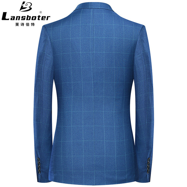 spring men’s leisure suits Korean version of self-cultivation suits