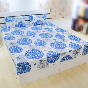 Сине-белый коврик, комплект, летняя простыня, 3 предмета, постельные принадлежности, подарок на день рождения