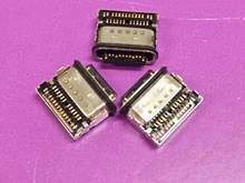 24P双排板上type-c母座 四脚DIP 端子裸露 带防水胶圈 IP78