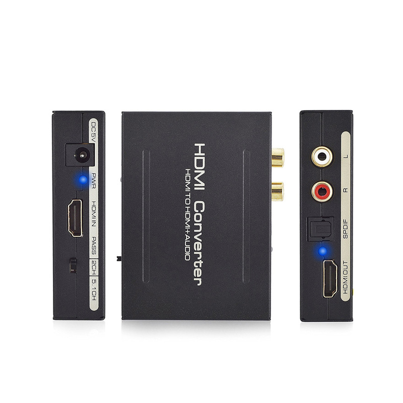 Cross-border HDMI audio separator 5.1 optical audio HDMI high-definition audio extractor converter separator