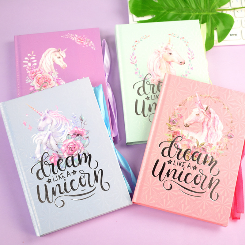 独角兽丝带计划本 每日计划本子批发 办公商务记事本 学生笔记本|ms