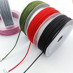 Manbo Rope 8*2/1 DIY Handmade Rough 1.5mm Braided Jewelry Peace Knot Amber Bodhi Rope Gold and Silver Pendant Necklace