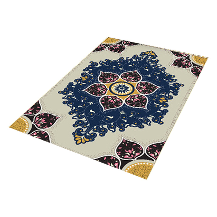 Modern ethnic carpet for living room, furniture, ethnic style, washable 5