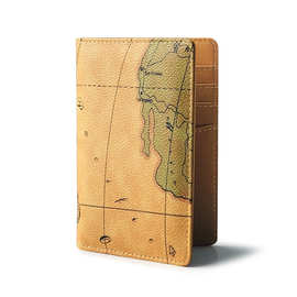 韩版地图PU护照包旅行证件護照夹创意款网红彩色护照套证件包热卖