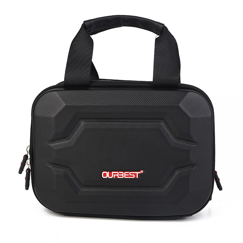 New Black Eva Laptop Bag Waterproof and Wear-Resistant Satchel Fishing Bag Notebook Cosmetics Bag Can Be Customized