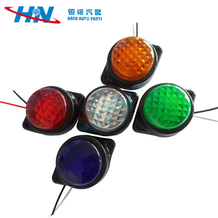 Fabricantes de ventas y suministro de 10 - 30V2LED piraña camión luz lateral, camión luz lateral LED camión luz de señal