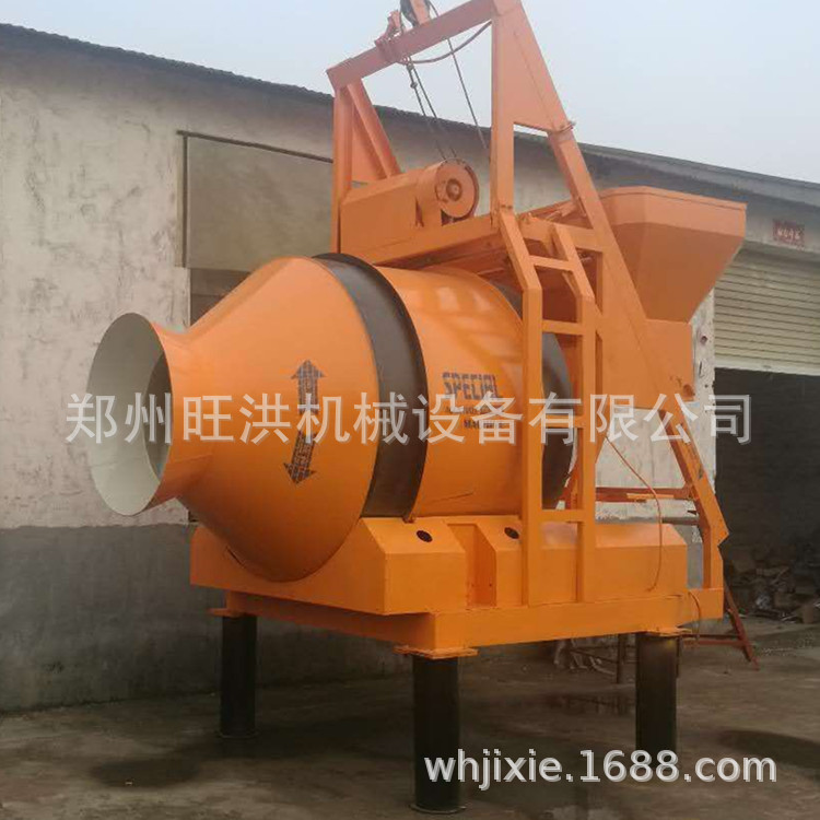 不锈钢混合搅拌机揭阳滚筒调料面粉混料机 清远350型混凝土搅拌机