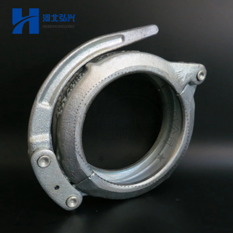 锻造快速DN125泵管管卡 固定连接U型管卡 注浆烤漆管卡