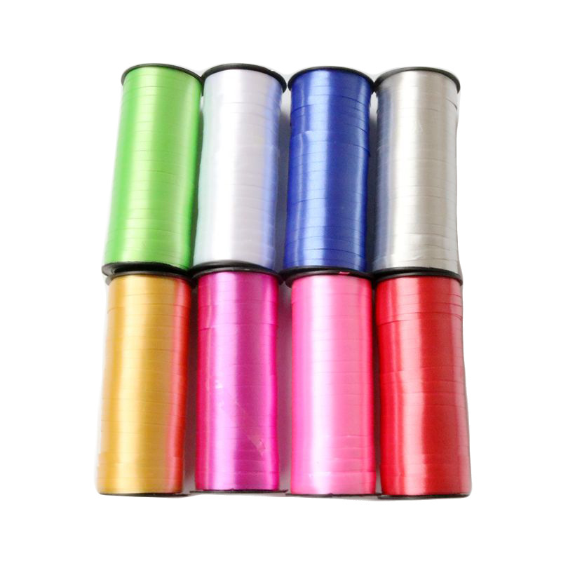 Suministros de boda al por mayor globo largo lazo de cinta globo cuerda globo Lazo de cinta 0,5 cm ancho 100 yardas