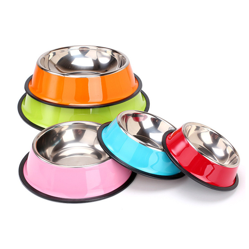 狗碗貓盆單碗貓飯碗水盆不鏽鋼大型犬狗狗盆寵物用品泰迪食盆