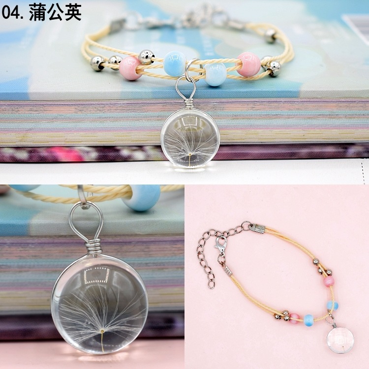 Bracelet en Perles en céramique Boule de verre alliage - Ref 3446506 Image 41