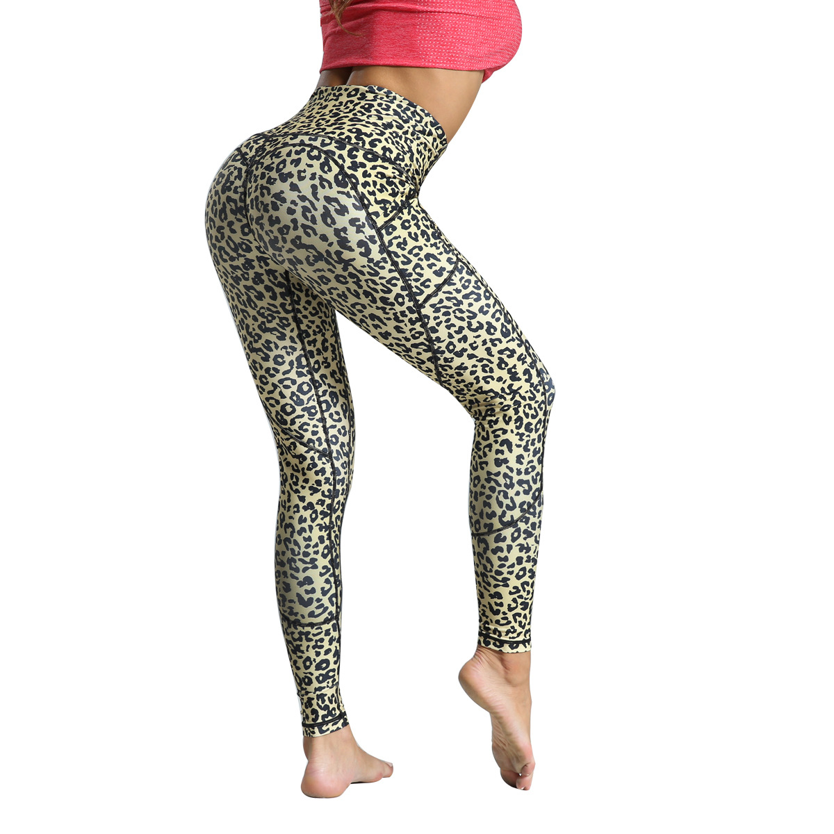 yoga leopard print breathable sports pants NSNS47294