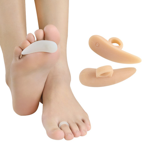 SEBS middle toe sleeve support pad, hammer toe pad, hallux valgus orthopedic pad, elastic toe grip correction pad