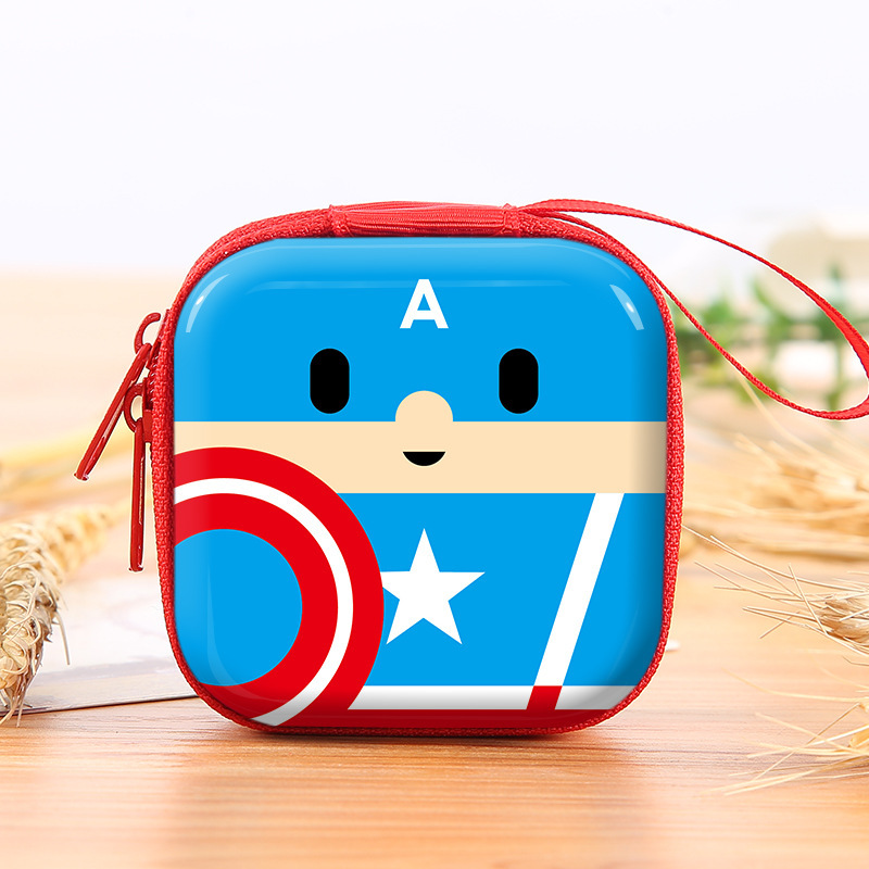 Cute Cartoon Square Zipper Coin Purse display picture 4