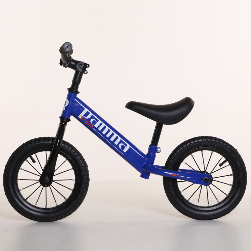 厂家批发碳钢车架学步车 2-6岁宝宝锻炼平衡竞技儿童滑步车平衡车|ru