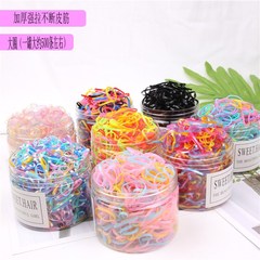 Hair tie storage jar for children's hair accessories, strong pullable elastic bands, small princess hair clips, hair accessories, hair tie decorations, wholesale