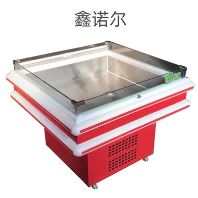 海鲜冰台冰鲜台冷冻海鲜保鲜展示柜菜品保鲜柜 饭店超市海鲜冰台|ms