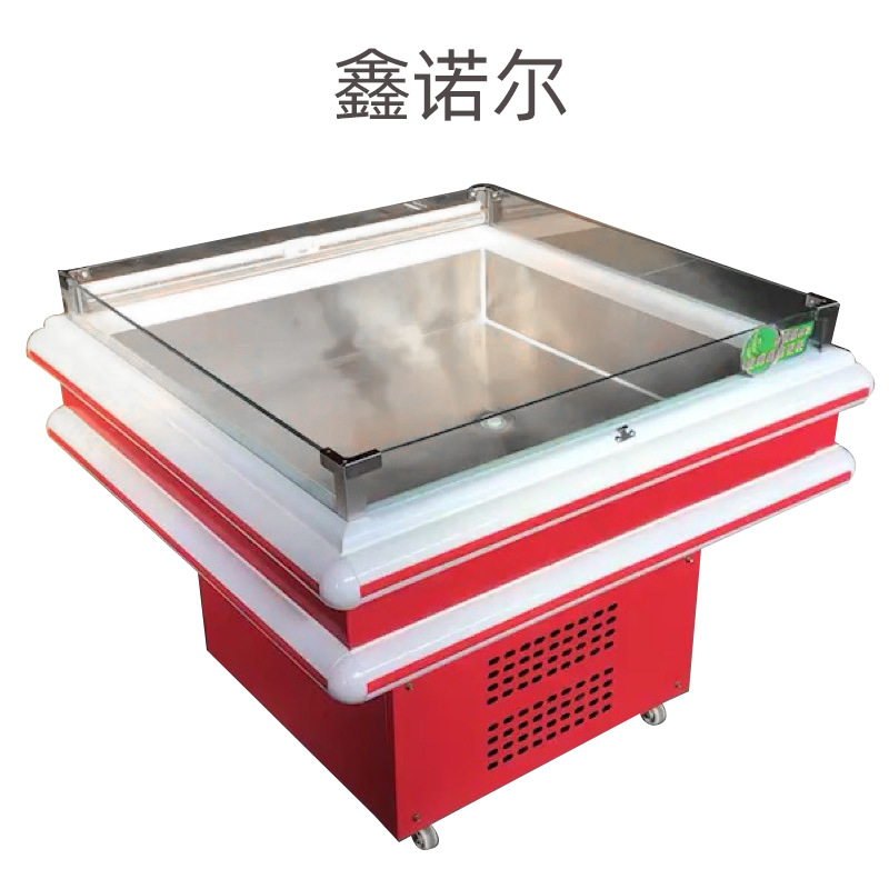 海鲜冰台冰鲜台冷冻海鲜保鲜展示柜菜品保鲜柜 饭店超市海鲜冰台|ms