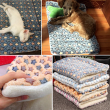 宠物专用狗狗毛毯垫子猫咪毛毯秋冬款泰迪宠物床垫保暖加厚小被子