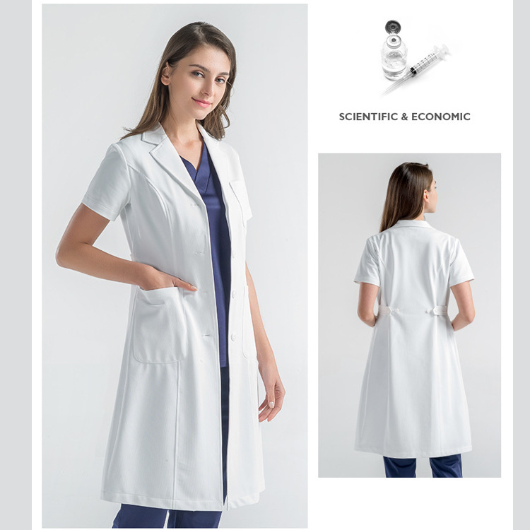 White coat Long Sleeve antistatic doctor Hospital doctor clothing men