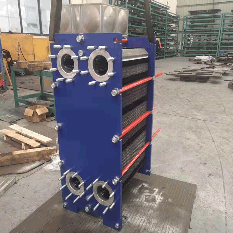 沃顿生产润滑油降温冷却液压油冷却器电机水钢厂淬火油板式冷却器