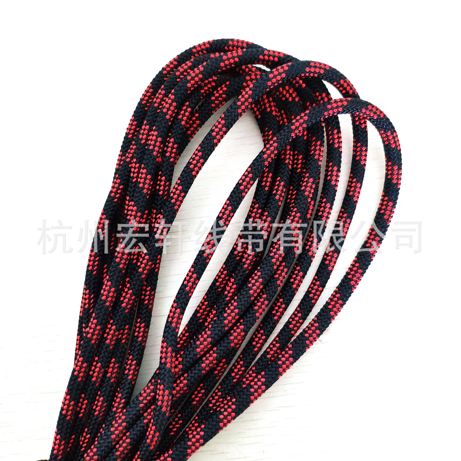 加工定制 结实攀岩绳 安全绳 蜘蛛人用防护绳 高强涤纶圆绳