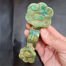 供应仿古玉器古玩杂项工艺品岫玉玉石做旧如意手把件摆件批发