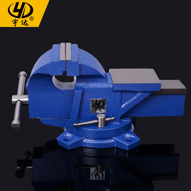 宇达重型台虎钳铣床5 6 8寸小型全钢台式角虎钳桌虎钳平口钳|ms