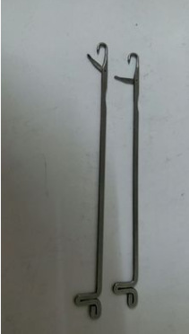 手摇横机钢丝罗纹针加长5G，