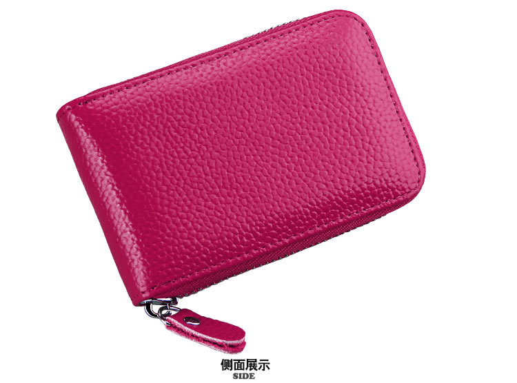 Multi-function Zipper Organ Card Holder Multi-card Card Holder Coin Purse Leather Card display picture 28
