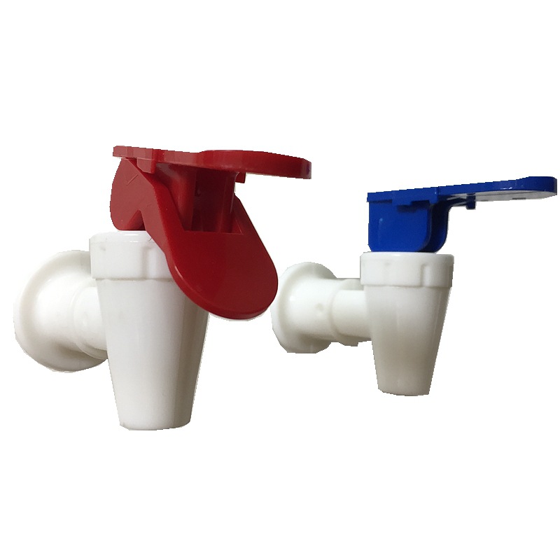 Dispensador de agua de plástico PP accesorios de reparación de grifos de alambre interno y externo Boquilla DE AGUA universal con cerradura para niños válvula de agua de seguridad antiquemaduras