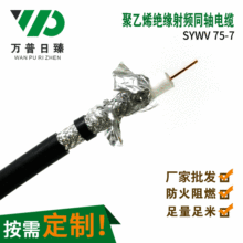 SYWV-75-7純銅雙屏蔽高清有限電視線電視閉路線75歐姆同軸電纜